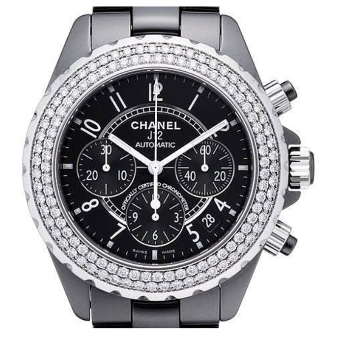 Chanel - J12 Officially Certified ChronoMeter Diamond Bezel – Every Watch  Has a Story