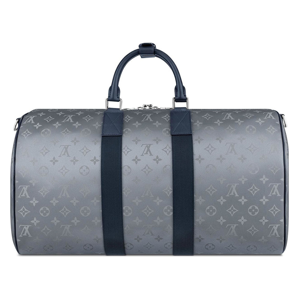 Louis Vuitton 2018 Pre-owned Iridescent Keepall Bandouliere 50 Travel Bag - Silver