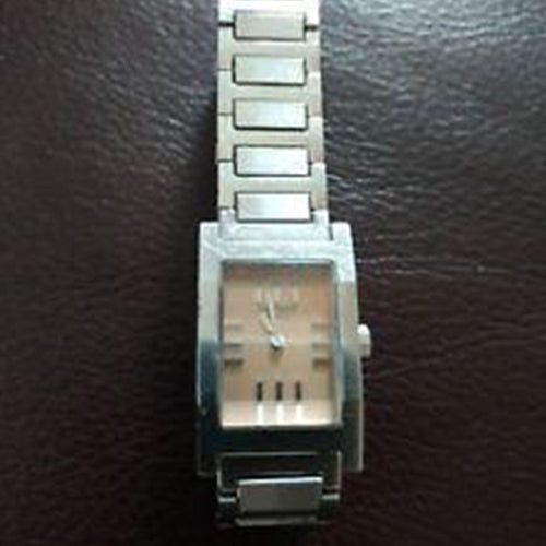 Hermès - TA1.210 Tandem SS Quartz Watch Pink Face Stainless Steel