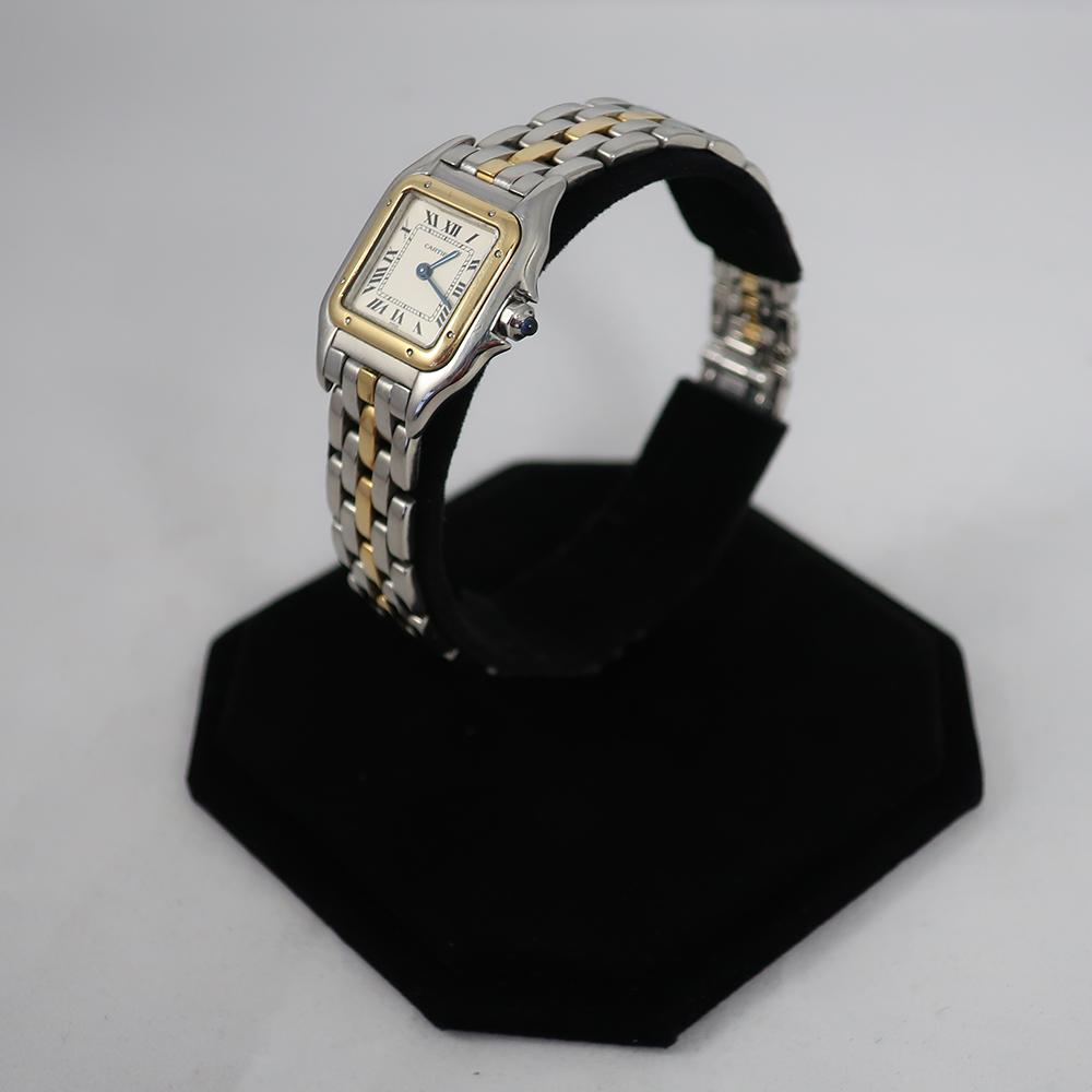 Cartier - Panthere De Cartier 18k Yellow Gold and Stainless Steel Ladies  Watch