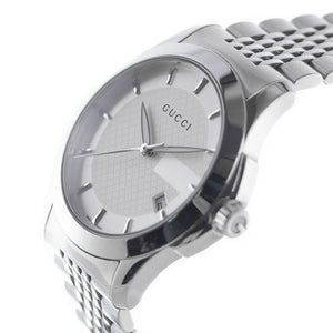 Gucci G - Timeless Silver Dial with Date Indicator