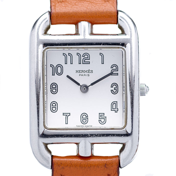 Hermès - Cape Cod Watch on an Hermes Orange Strap