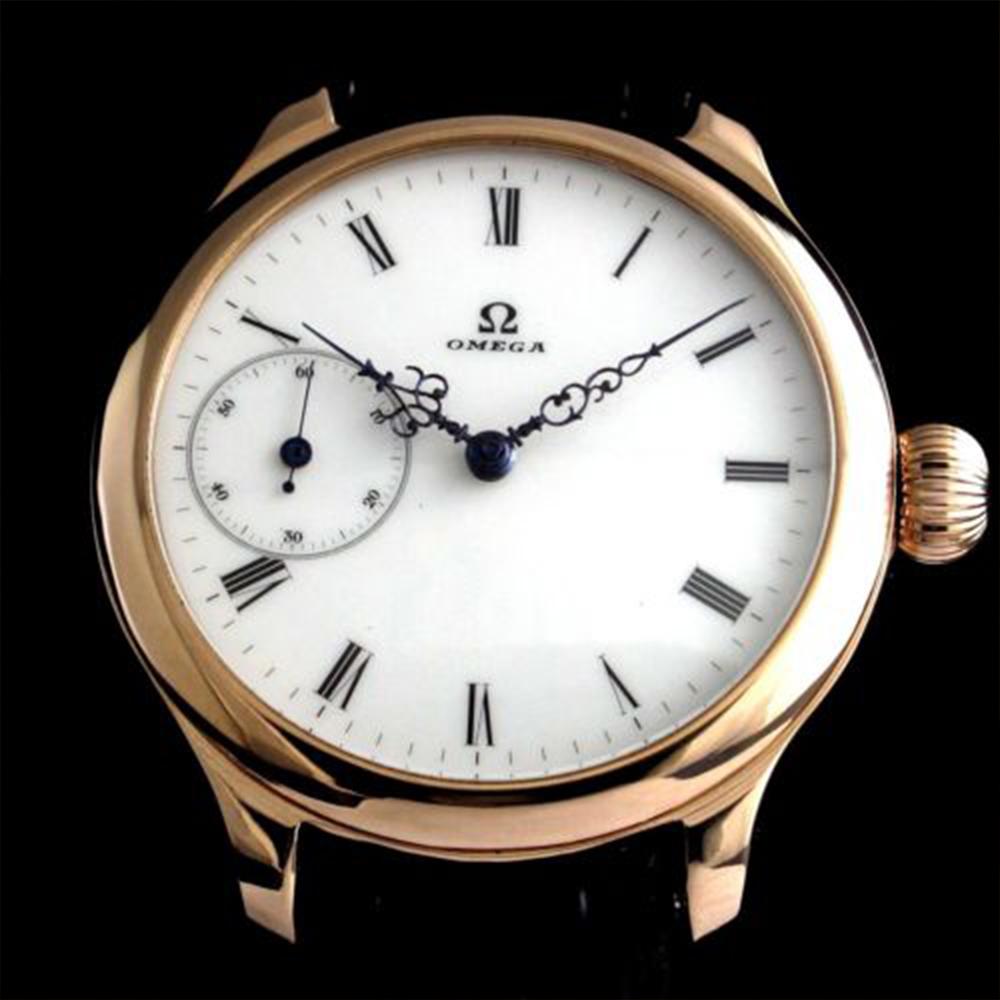 Omega - Stunning 1925 Signed Movement with Custom Rose Gold Case