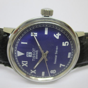 Tissot - Vintage Seastar Seven Watch with Stunning Blue Dial
