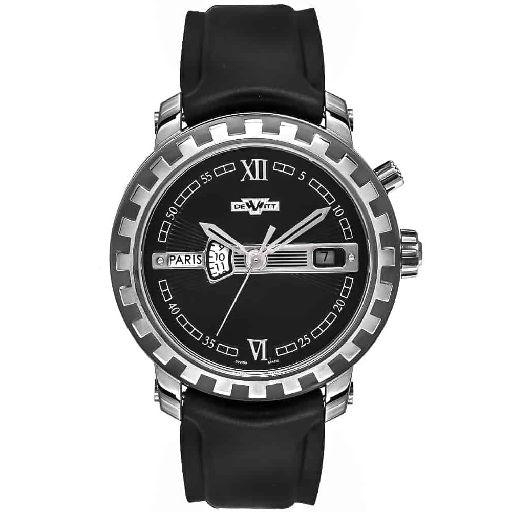 Dewitt Academia Hour Planet Hand Wind Stainless Steel Men's Watch  AC.GHT.004 | THE SOLIST