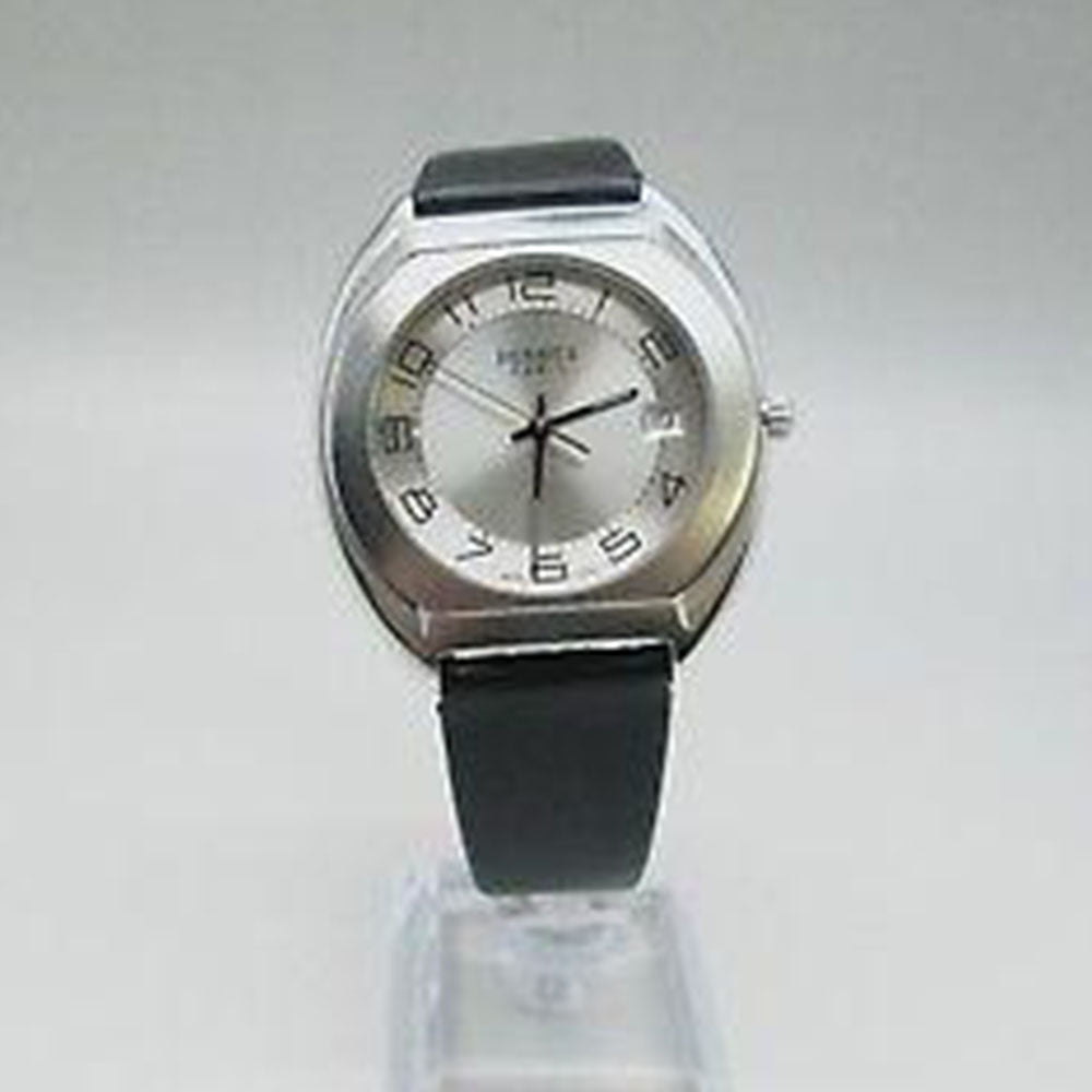 Hermès - Paris Espace Date Silver Dial Quartz Mens Watch