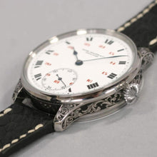 Patek Philippe - Pre-1900 Signed and Numbered Movement with Enamel Dial &amp; Custom Wristwatch Case