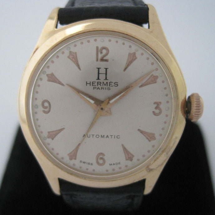 Hermès - Vintage Automatic Rose Gold Watch