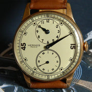 【HERMES】vintage pierce Vintage Hermès Clipper 30mm Full Set Watch - A Retro Tale