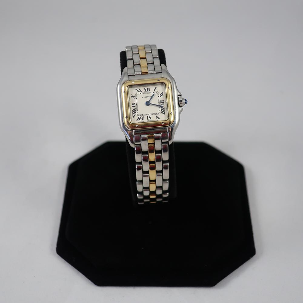 Cartier - Panthere De Cartier 18k Yellow Gold and Stainless Steel Ladies  Watch