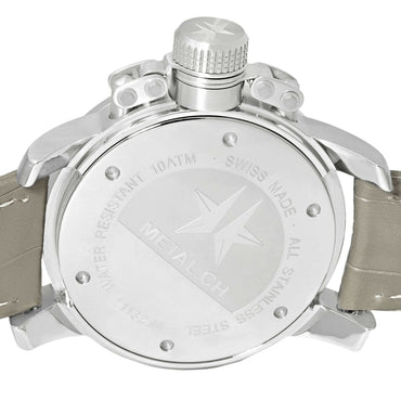 Metal.CH - Metal.CH Chronometrie Initial Mens Swiss Made Gray