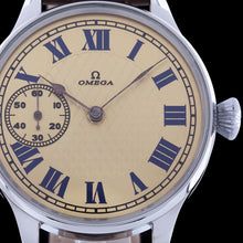 Omega - Pre-1920's Movement with New Guilloche Dial and Case