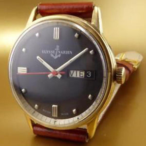 Ulysse Nardin - Vintage Automatic with Day and Date - Black Dial - Circa 1960