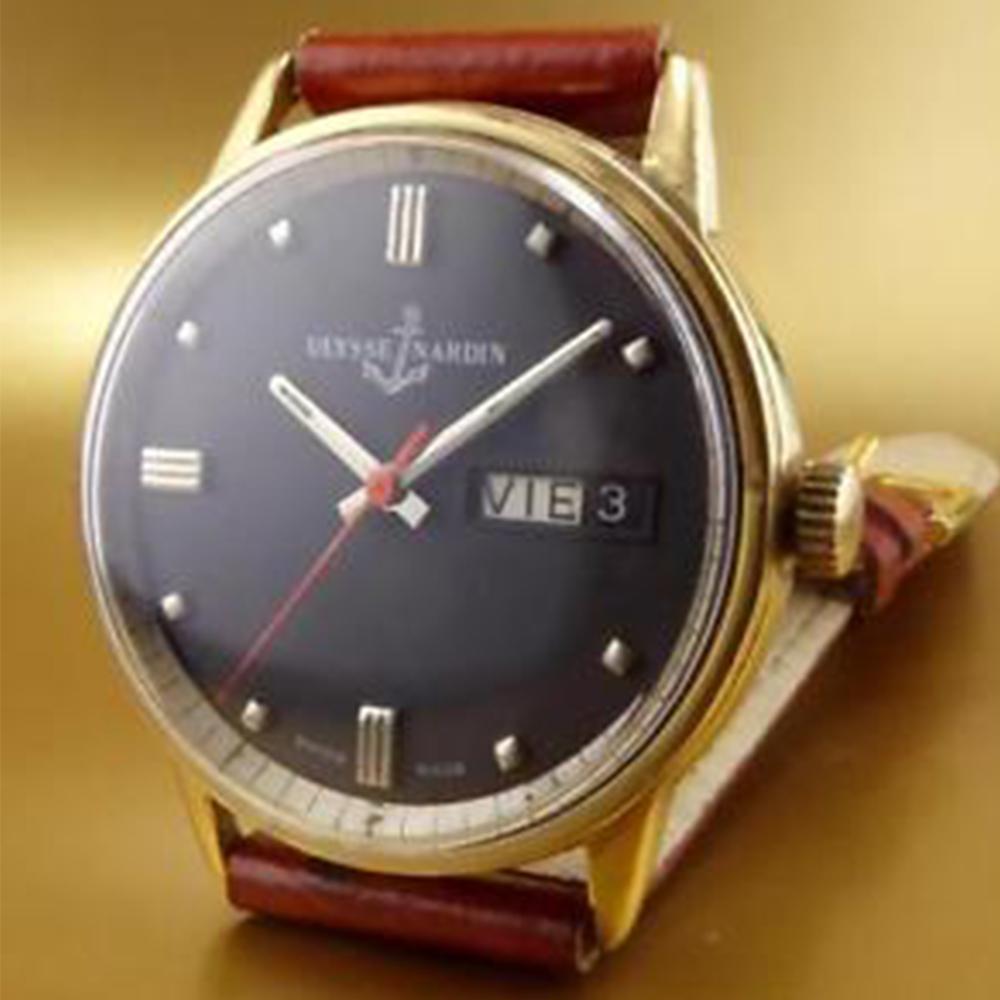 Ulysse Nardin - Vintage Automatic with Day and Date - Black Dial 