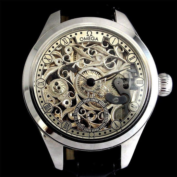 Omega - Skeleton Wristwatch - Signed 1921 Movement