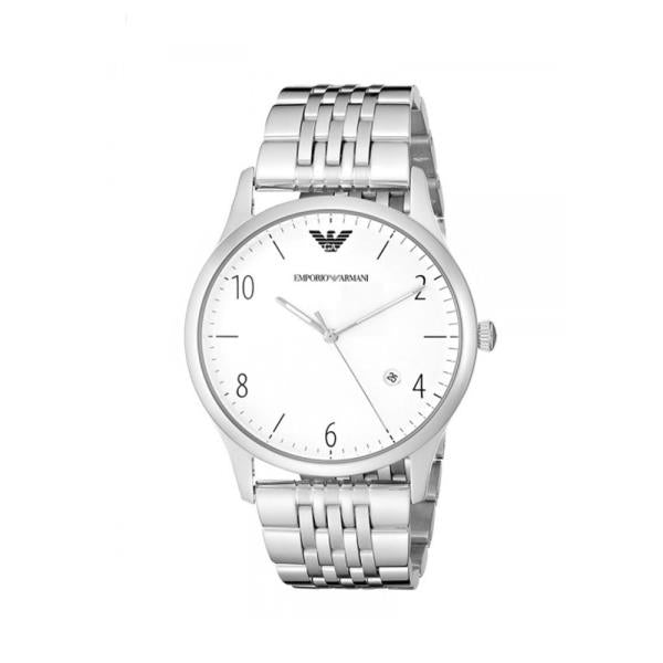 Emporio Armani - Emporio Armani AR1867 41mm Case Classic Silver Dial Quartz Mens Watch