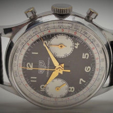 TAG Heuer - Astoundingly Rare Military Style Chronograph Timepiece - This Watch Pre-dates the Formation of TAG Heuer with Signed Movement