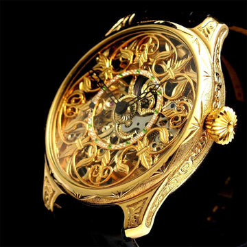 Jaeger-LeCoultre - Vintage Gold Skeleton Wristwatch – Every