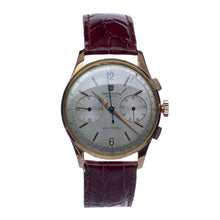 Universal Genève - 1950's Chronograph 42411 Uni-Compax Silver Dial Plated Gold