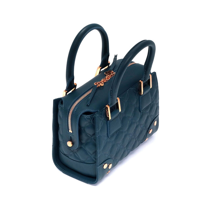 Chopard - Baby Quilted Blue Leather Handbag