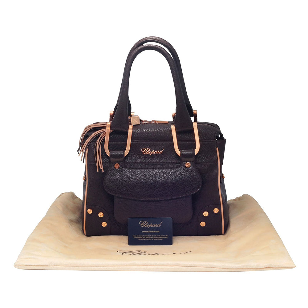 Chopard Caroline Mini Brown Leather Handbag