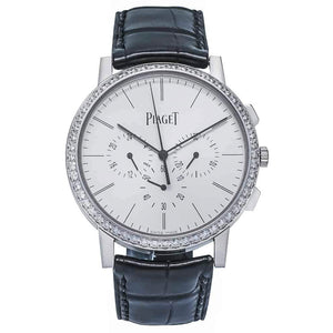 Piaget - Altiplano Silver Dial 18kt. White Gold Diamond Watch