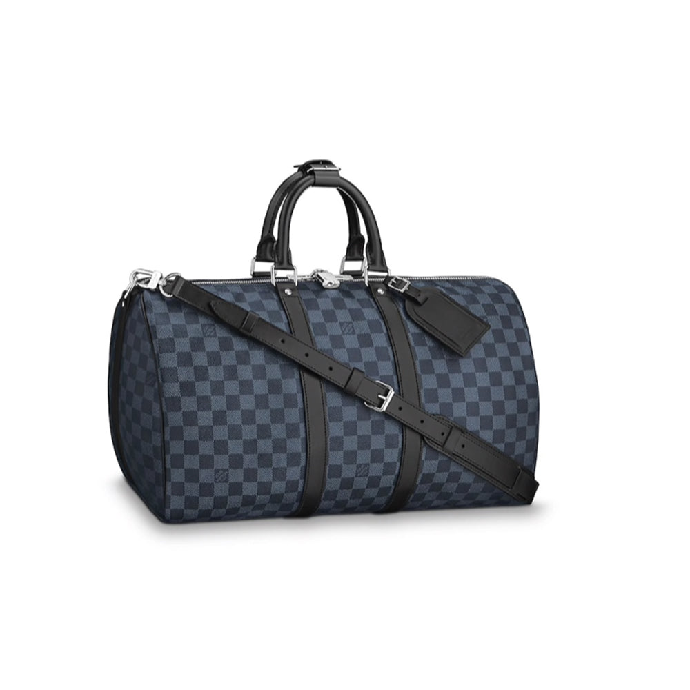 Louis Vuitton - Keepall Bandoulière 45 Damier Cobalt Canvas