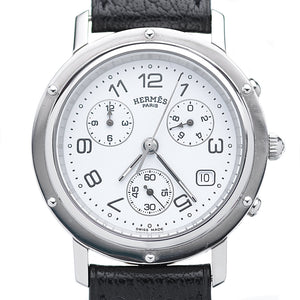 Herm&egrave;s - Clipper Chronograph Watch with Stainless Steel Case