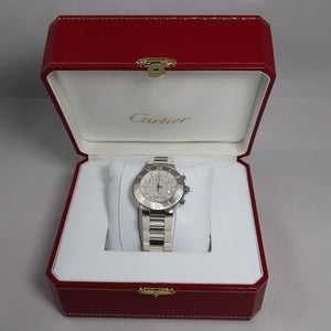 Cartier - Must 21 Men's Chronograph Watch and Box