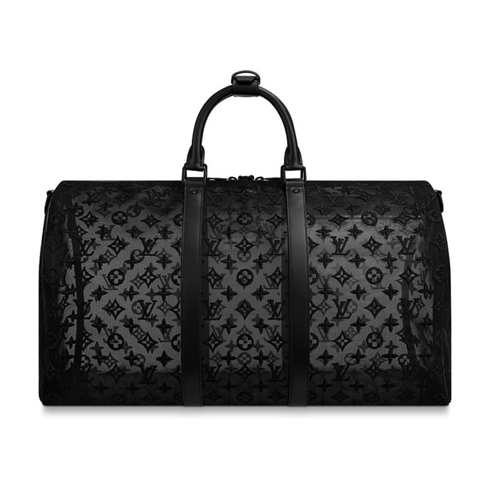 Louis Vuitton Keepall 55 Bandouliere Black