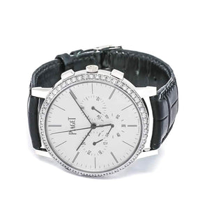 Piaget - Altiplano Silver Dial 18kt. White Gold Diamond Watch