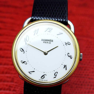 HERMES ゴールド ARCEAU 電池式 HERMES ゴールド ARCEAU 電池式 Hermes Arceau Midsize Unisex
