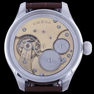 Omega - Pre-1920 Swiss Made Signed Movement with New Dial &amp; Case