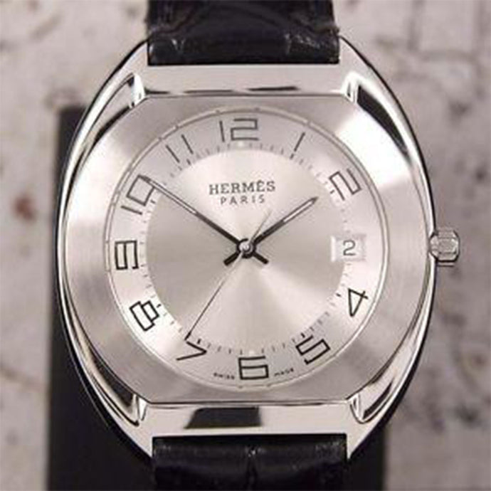 Hermès - Paris Espace Date Ref.ES2.710 Silver Dial Quartz