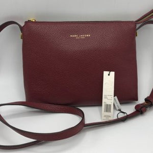 Marc Jacobs Leather Crossbody Bag Sultry Red
