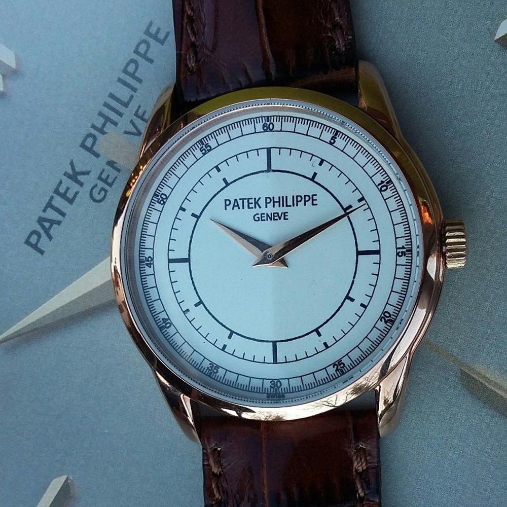 Patek Philippe - Vintage Chronometer Cal. 215 Signed Movement with New Rose Gold Case