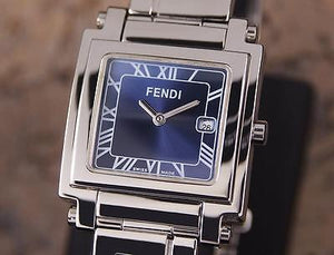 Fendi - Fendi Swiss Made Men's Luxury Stainless Steel Quartz Dress Watch
