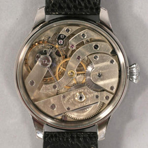 Patek Philippe - Pre-1900 Signed and Numbered Movement with Enamel Dial &amp; Custom Wristwatch Case