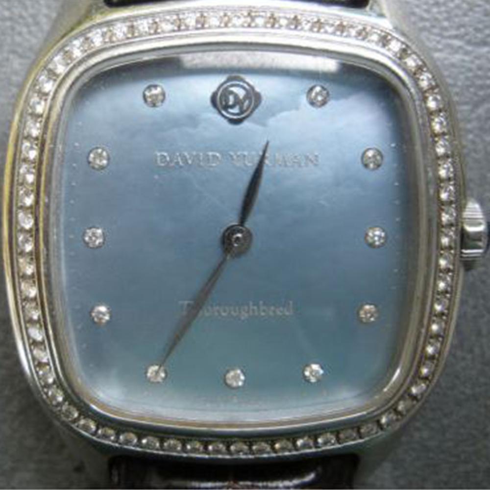 David Yurman - Thoroughbred with Diamond Bezel & Hour Markers