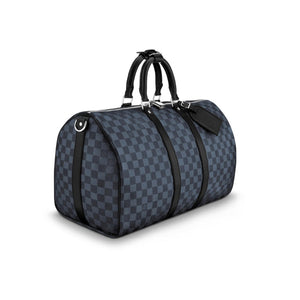 Louis Vuitton Damier Ebene Canvas Keepall 45 Bandouliere Bag., Lot #58312
