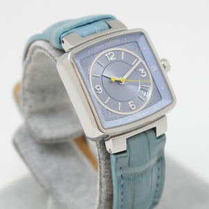 Louis Vuitton Speedy - Tambour Ladies Watch with Stunning Dial and Light Blue Crocodile Band