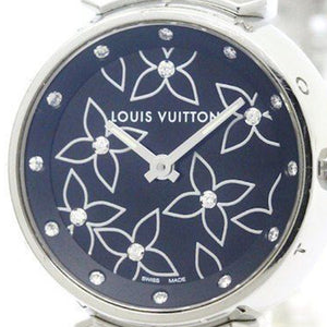 Louis Vuitton - Ladies Diamond Tambour - Metal Bracelet