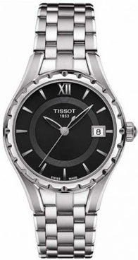 TISSOT- T-Lady Black Dial Stainless Steel Ladies Watch